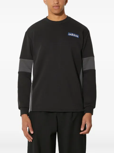 adidas colour-block panelled sweatshirt