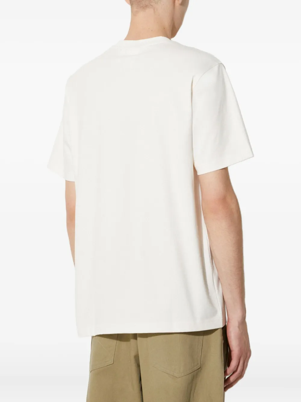 adidas T-shirt met geborduurd detail Beige