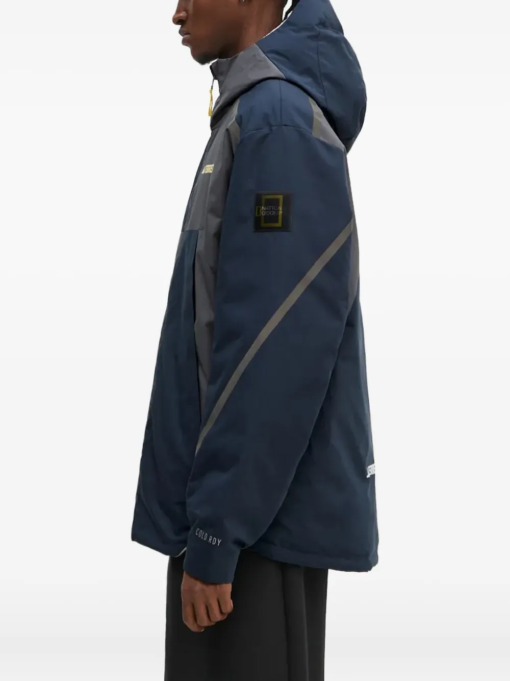 adidas x National Geographic jack met colourblocking Blauw