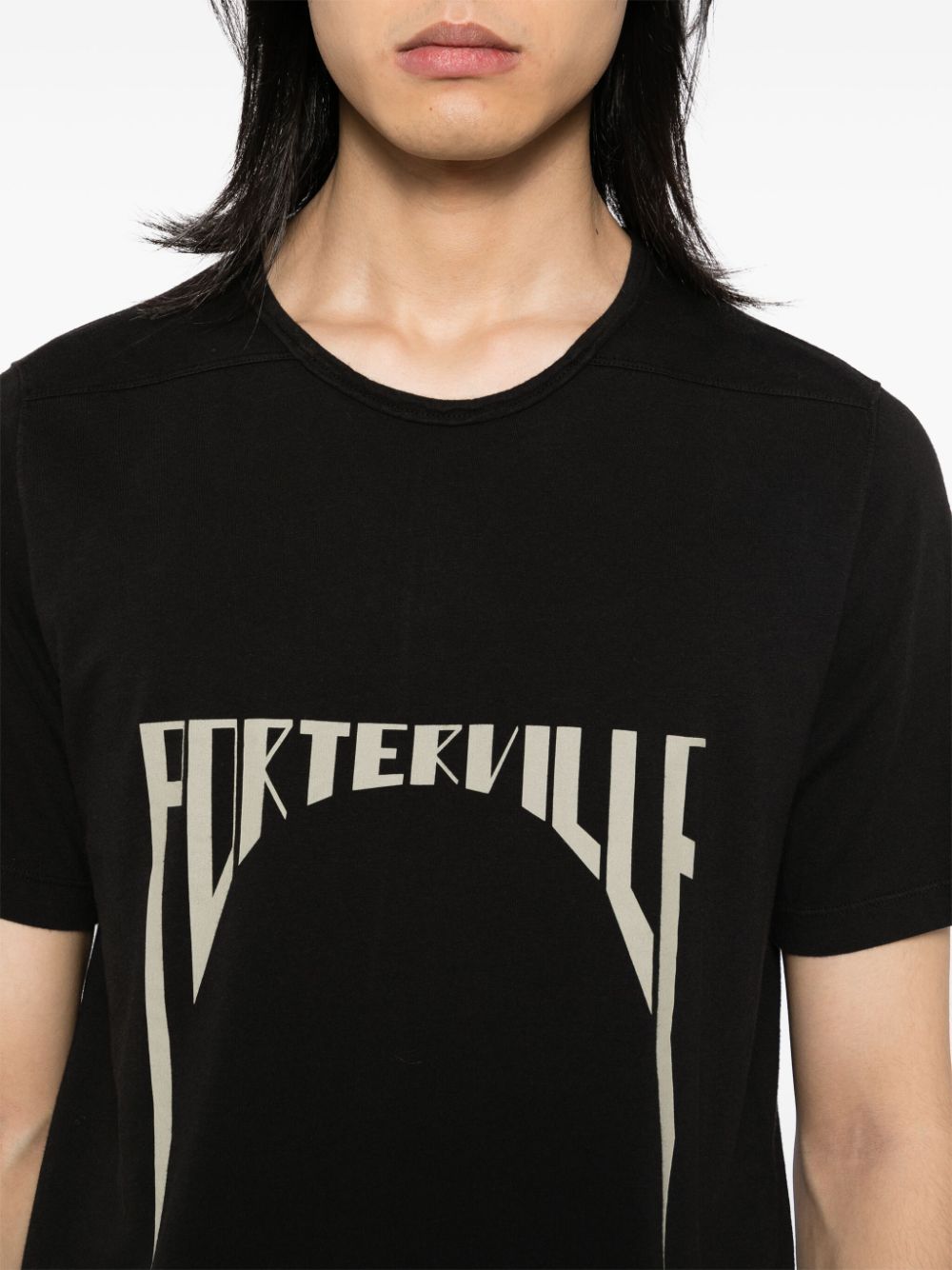 Shop Rick Owens Drkshdw Porterville T-shirt In Black