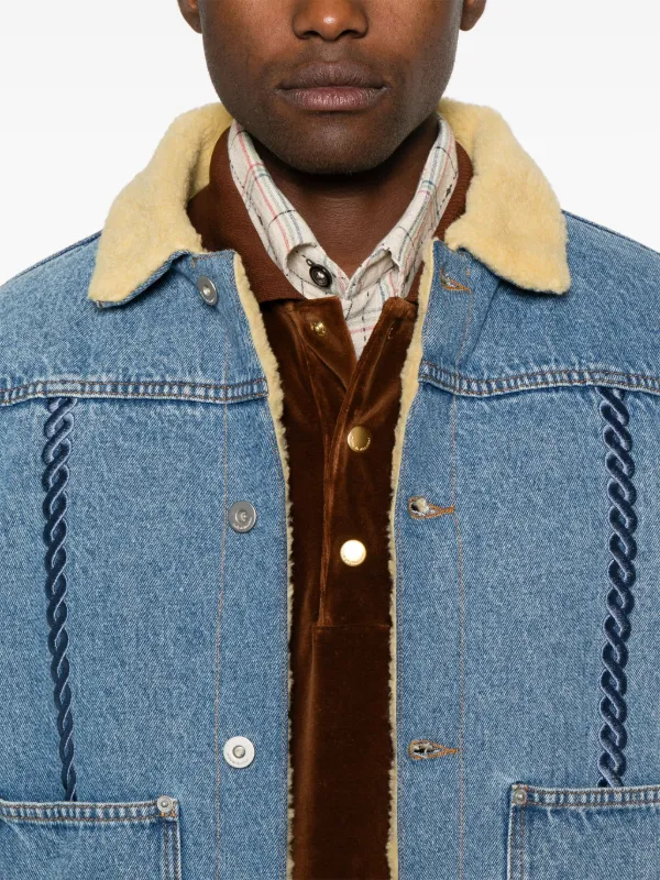 Drôle De Monsieur Denim Jacket | Blue | FARFETCH AZ