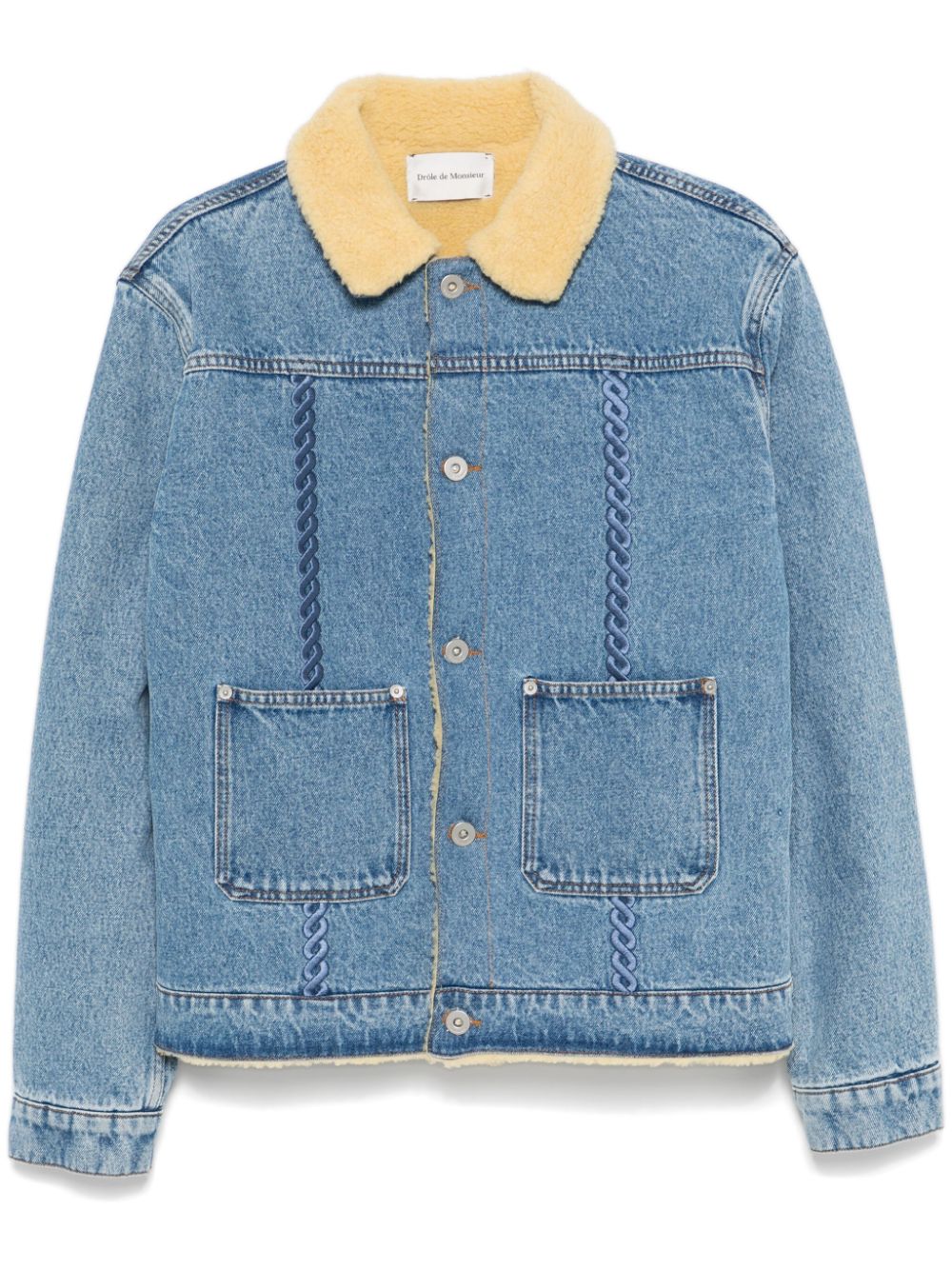 Drôle De Monsieur denim jacket - Blue