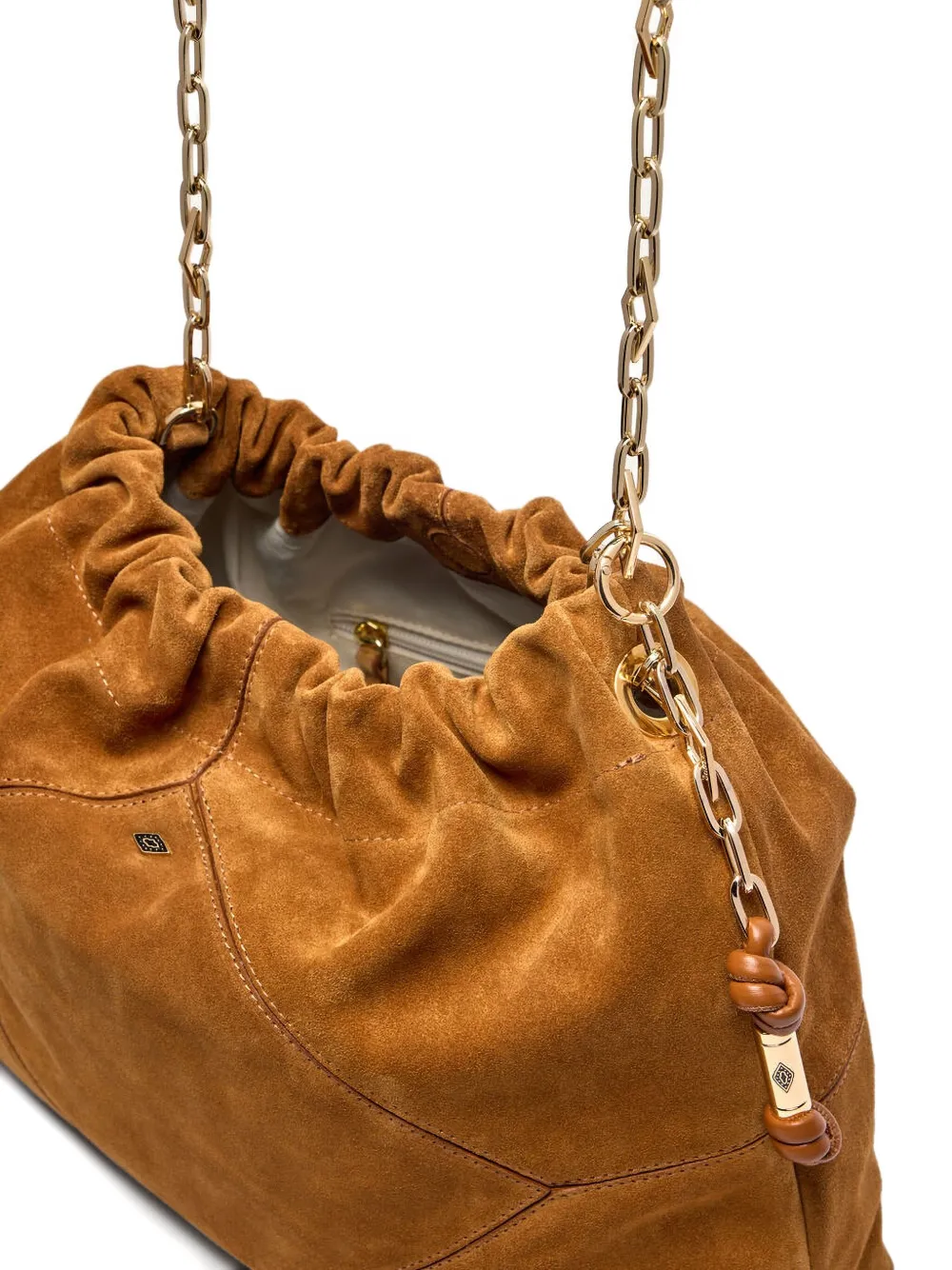 Ba&sh Large June Tote Bag In Brown