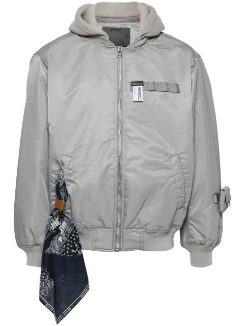 Musium Div. hooded zip-up jacket