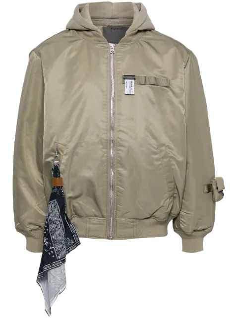 Musium Div. hooded zip-up jacket