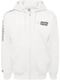 AAPE BY *A BATHING APE® logo patched hooded jacket - Grey