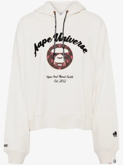 A BATHING APE® logo-patch sweater