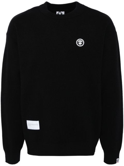 AAPE BY *A BATHING APE Moonface logo jumper Men