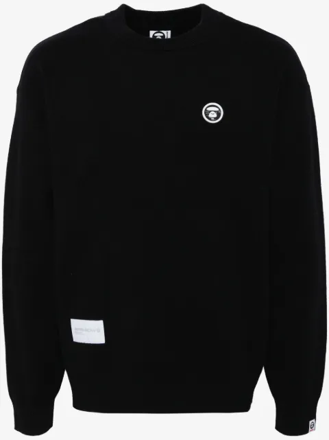 AAPE BY *A BATHING APE® suéter con logo Moonface