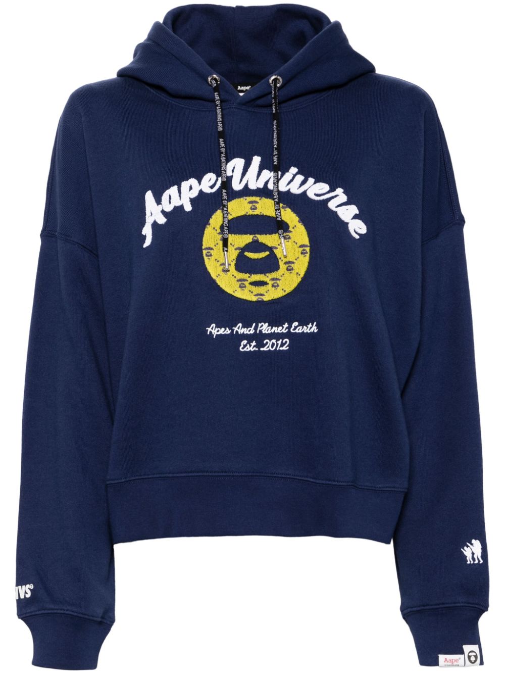 AAPE BY *A BATHING APE® moonface logo hoodie