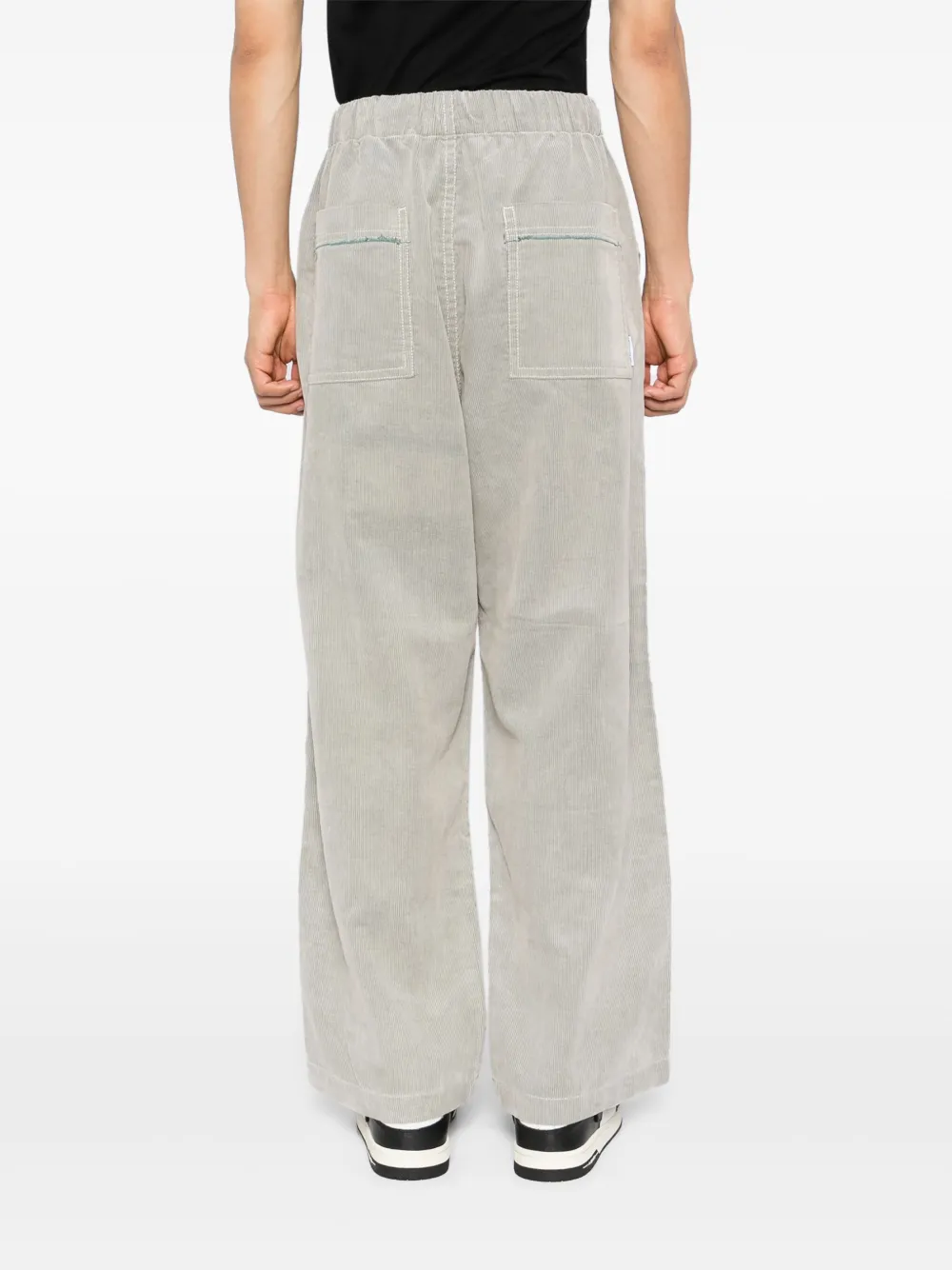 FIVE CM Ribfluwelen broek Blauw