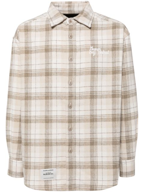 Musium Div. checked shirt