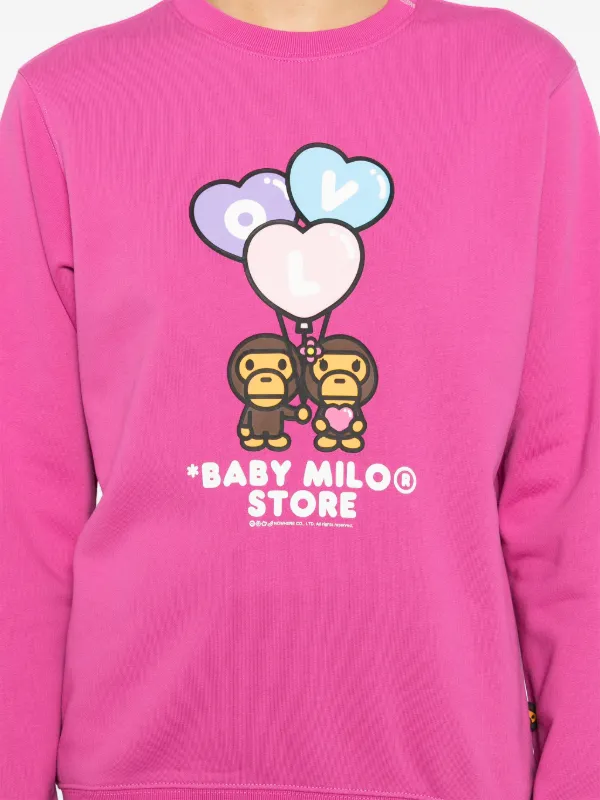 エイプ　MILO STORE スウェット　トレーナー　両面プリント　マイロ os-fre-76374_001.jpg