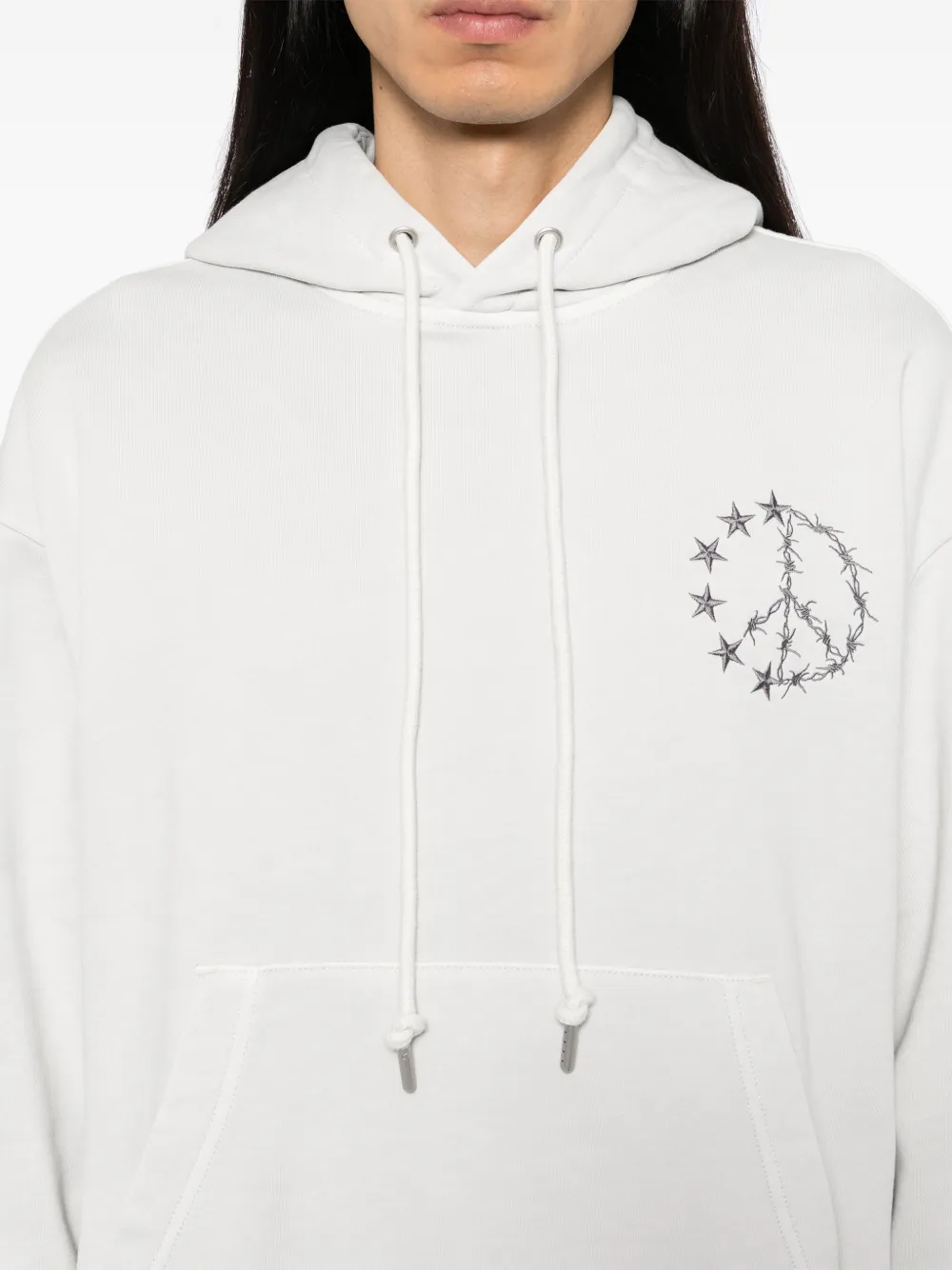 FIVE CM Hoodie met print Grijs