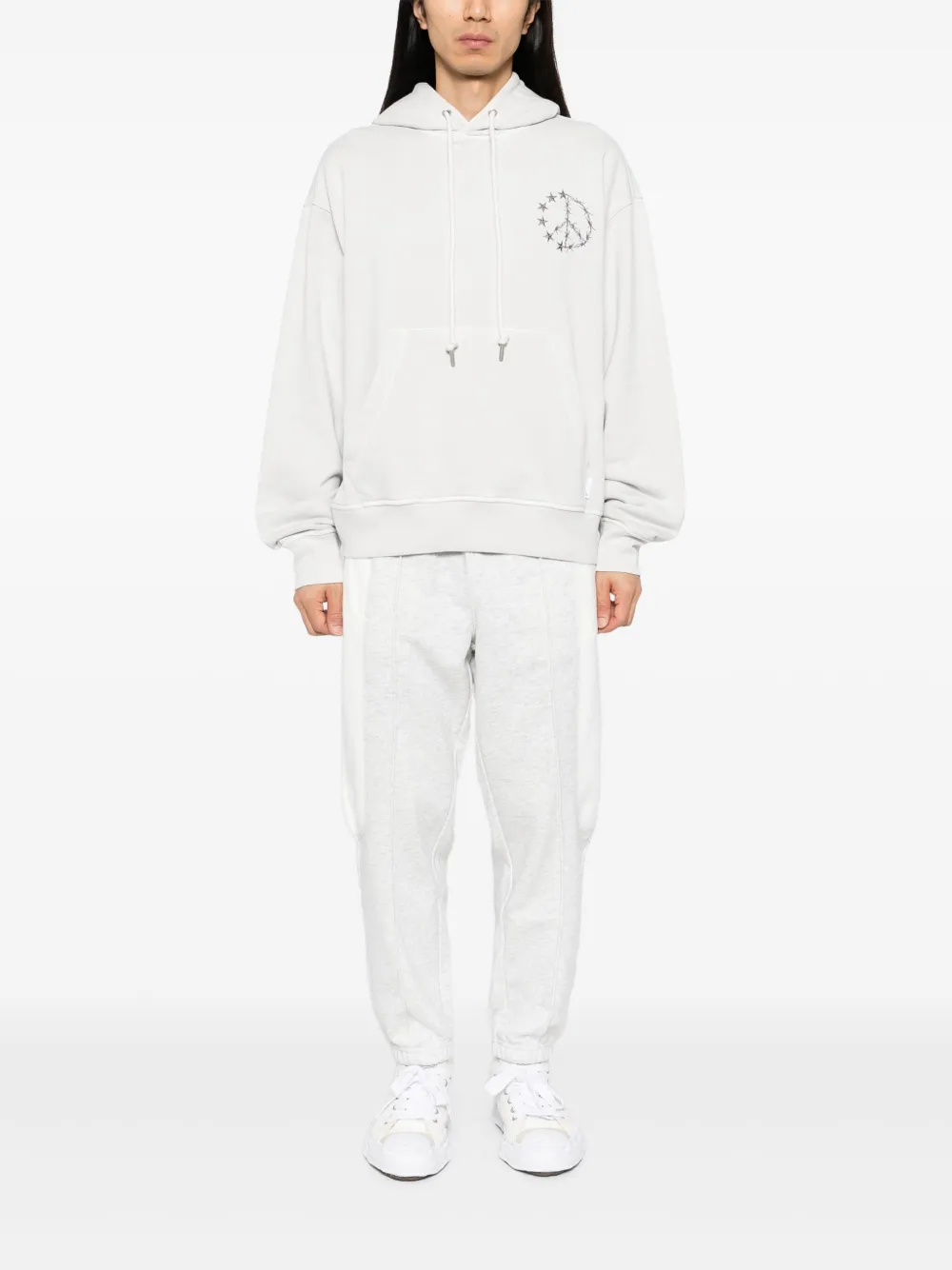 FIVE CM graphic hoodie - Grijs