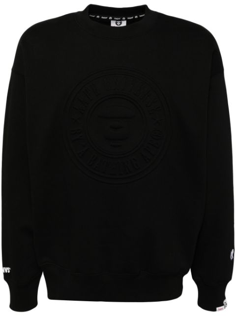 AAPE BY *A BATHING APE embossed logo-print sweatshirt Men