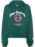 AAPE BY *A BATHING APE® logo-embossed hoodie - Green