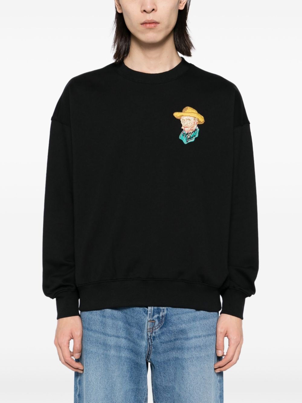 Shop Musium Div. Graphic Sweatshirt In Black