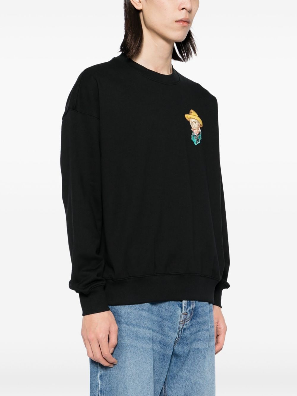 Shop Musium Div. Graphic Sweatshirt In Black