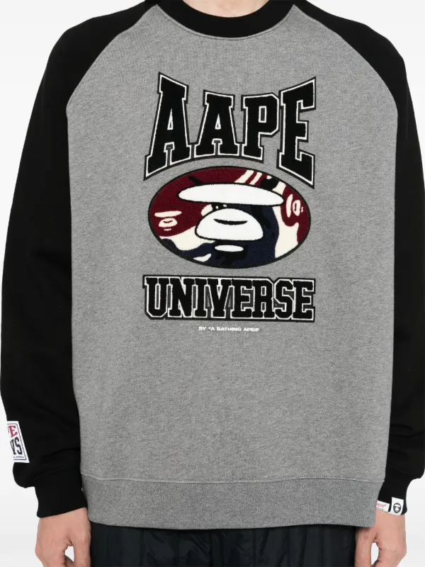 AAPE BY *A BATHING APE® ロゴ スウェットシャツ | グレー | FARFETCH JP