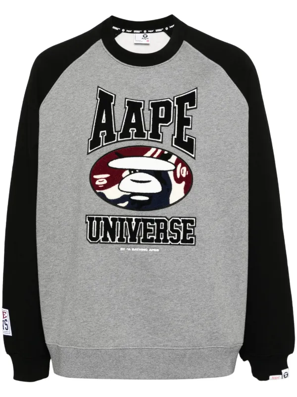 AAPE BY *A BATHING APE® ロゴ スウェットシャツ | グレー | FARFETCH JP