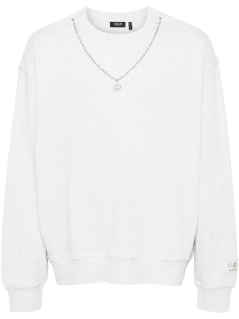 FIVE CM sudadera con detalle de cadena
