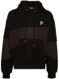 FIVE CM Patchwork hoodie - Brown