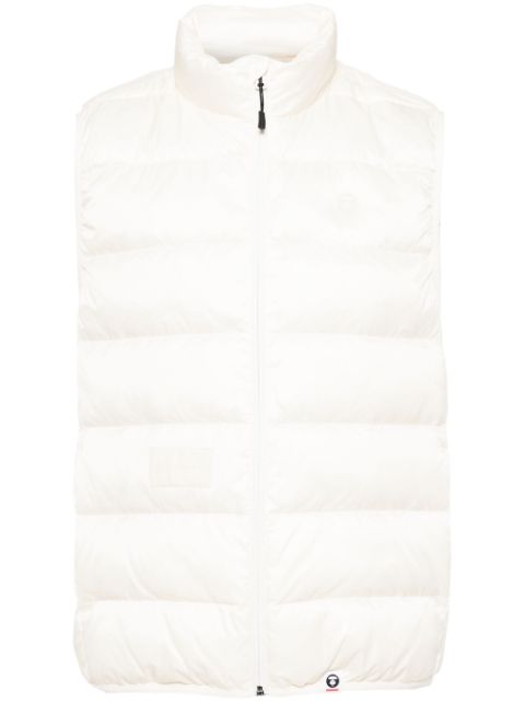 AAPE BY *A BATHING APE logo-patch padded gilet Men