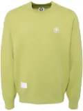 AAPE BY *A BATHING APE® Moonface logo jumper - Green