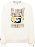 AAPE BY *A BATHING APE® logo patched sweatshirt - Neutrals