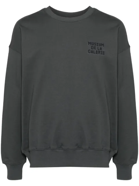 Musium Div. embroidered-logo cotton sweatshirt 