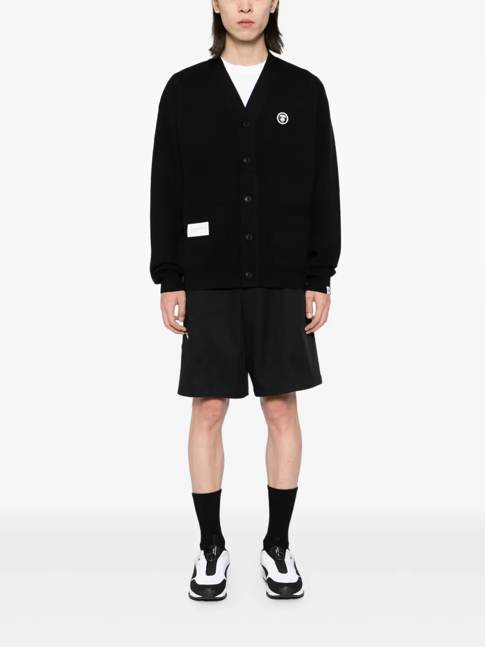 aapeby*abathingape AAPE BY *A BATHING APE Vest met logopatch - Zwart