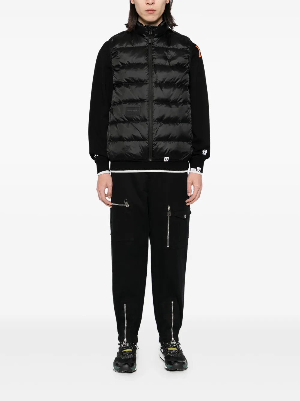 AAPE BY *A BATHING APE® Gefütterte Weste mit Logo-Patch | Westen & Gilets | Image 2