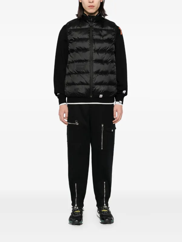 AAPE BY *A BATHING APE® パデッドベスト | ブラック | FARFETCH JP