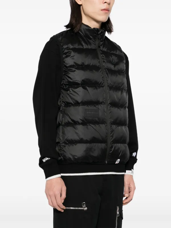 AAPE BY *A BATHING APE® パデッドベスト | ブラック | FARFETCH JP