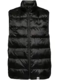 AAPE BY *A BATHING APE® logo-patch padded gilet - Black