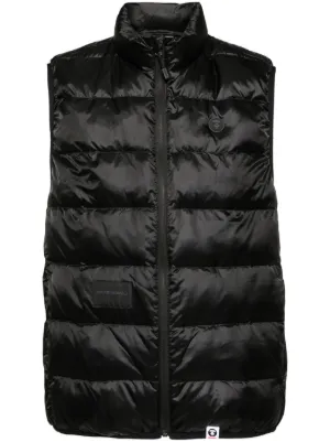 AAPE BY *A BATHING APE® ダウンベスト | ブラック | FARFETCH JP
