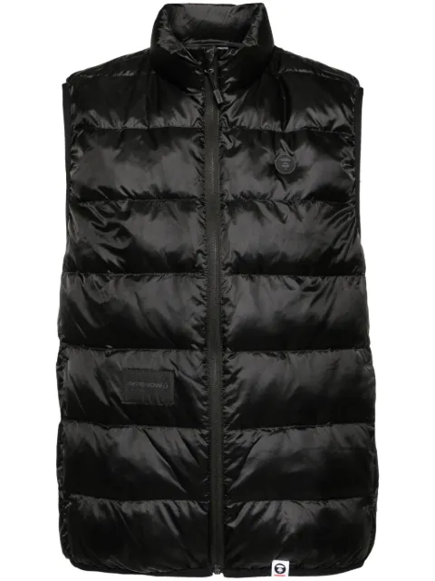 AAPE BY *A BATHING APE® logo-patch padded gilet