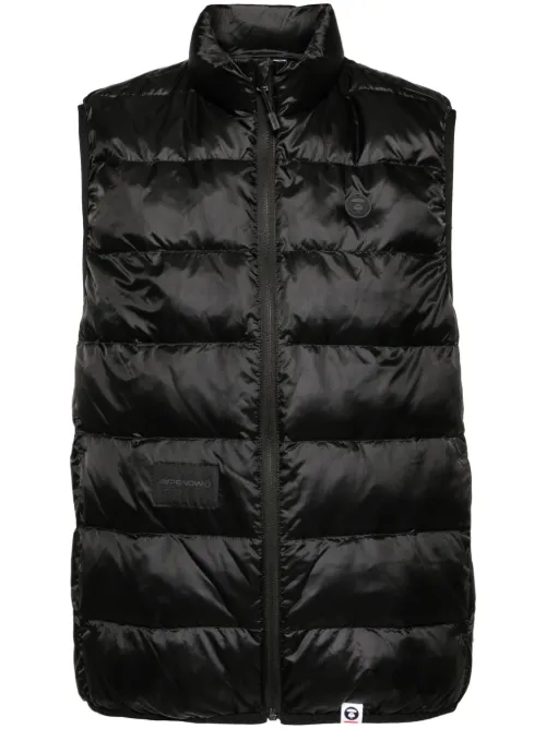 Gilet matelassé à patch logo - AAPE BY *A BATHING APE® - Modalova