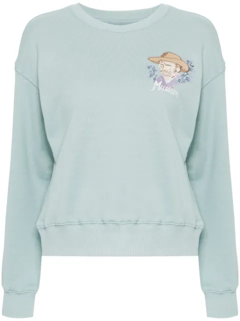 Musium Div. logo-embroidered sweater