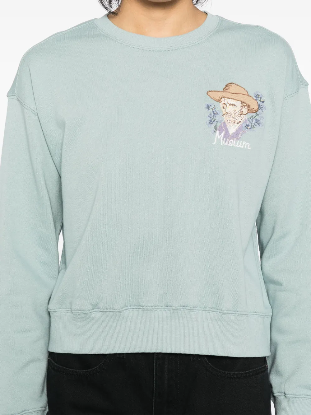 logo-embroidered sweater