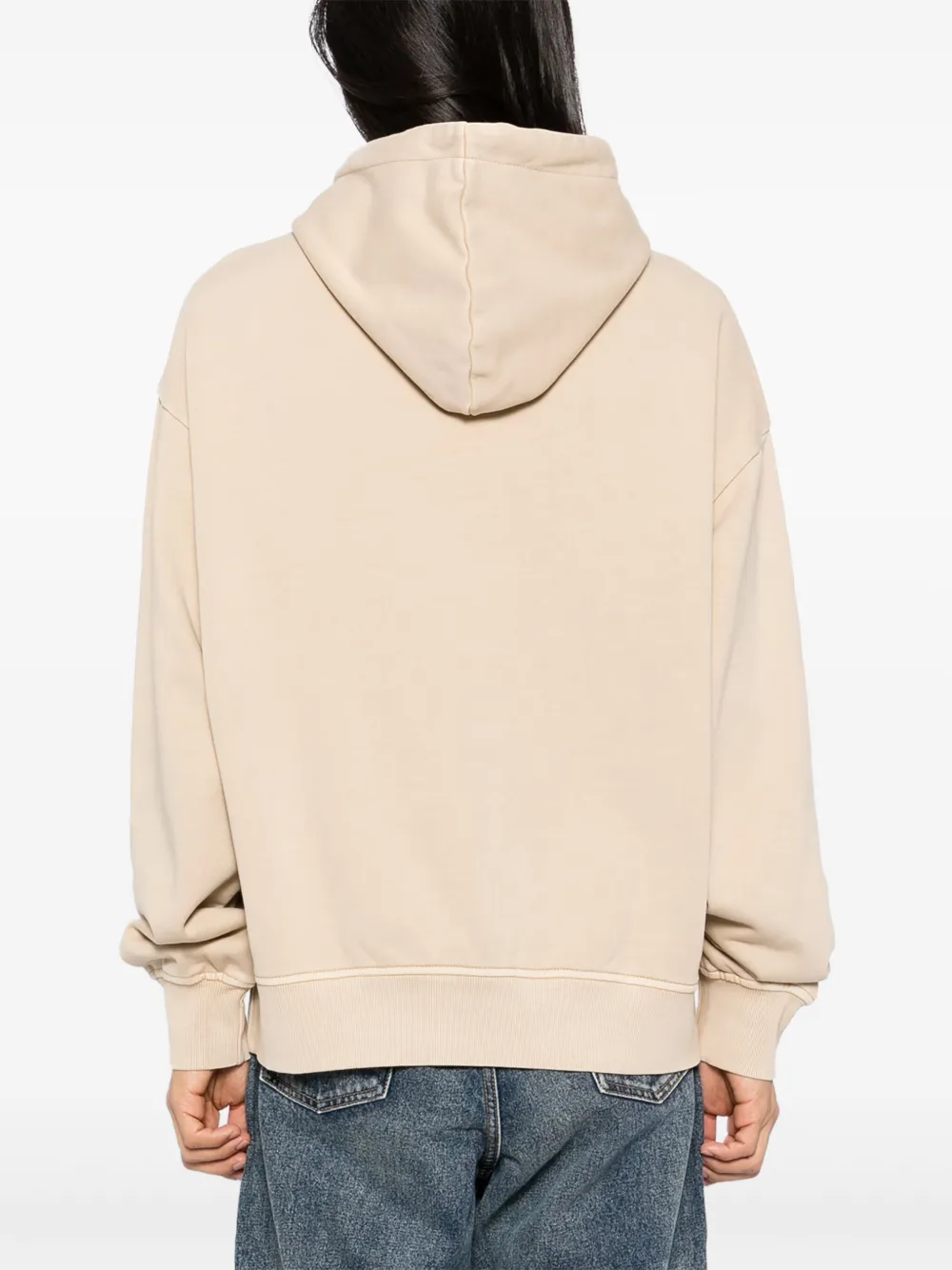 FIVE CM Hoodie met print Beige