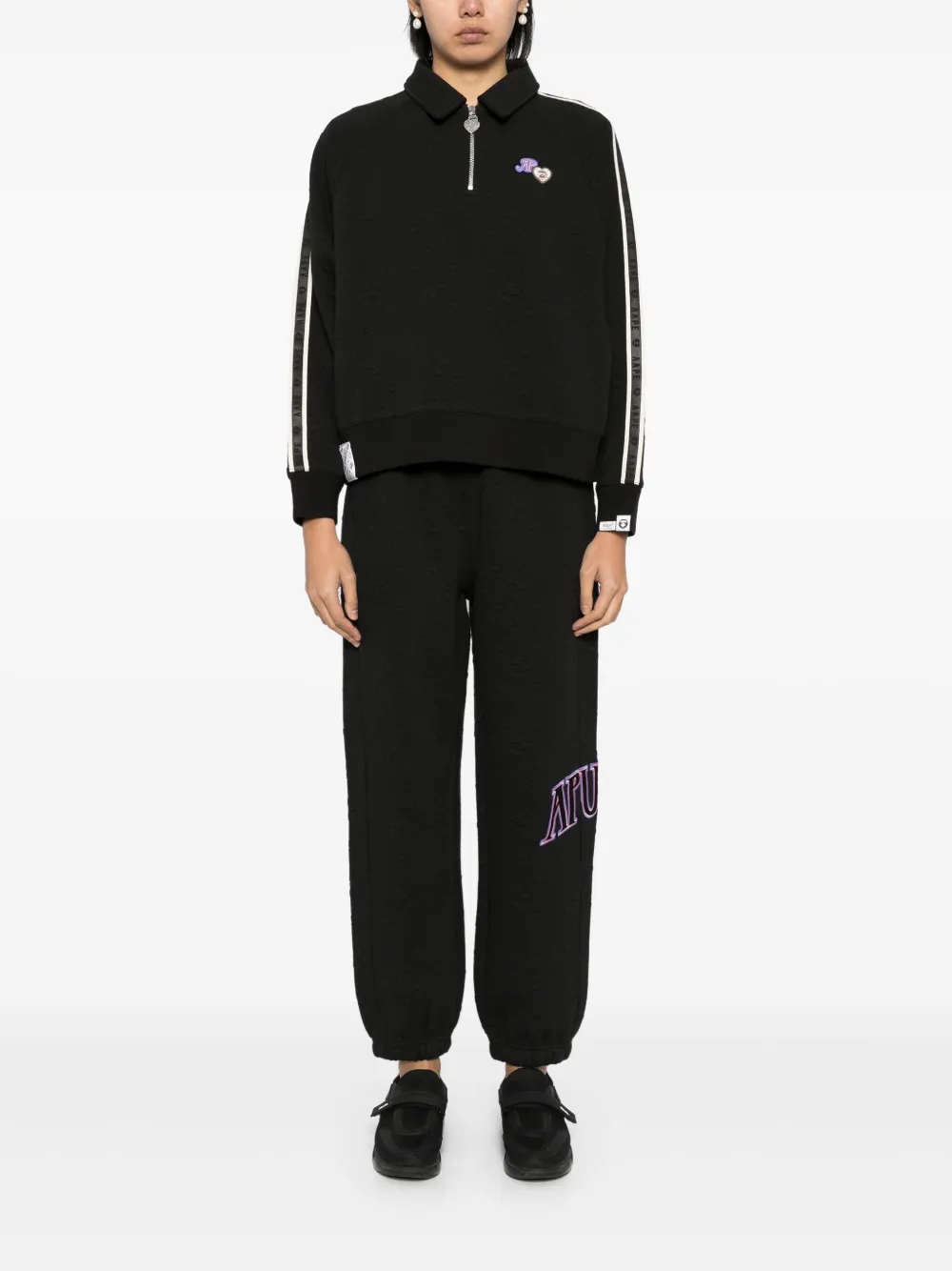 Cheap AAPE BY *A BATHING APE embossed-design track pants Women