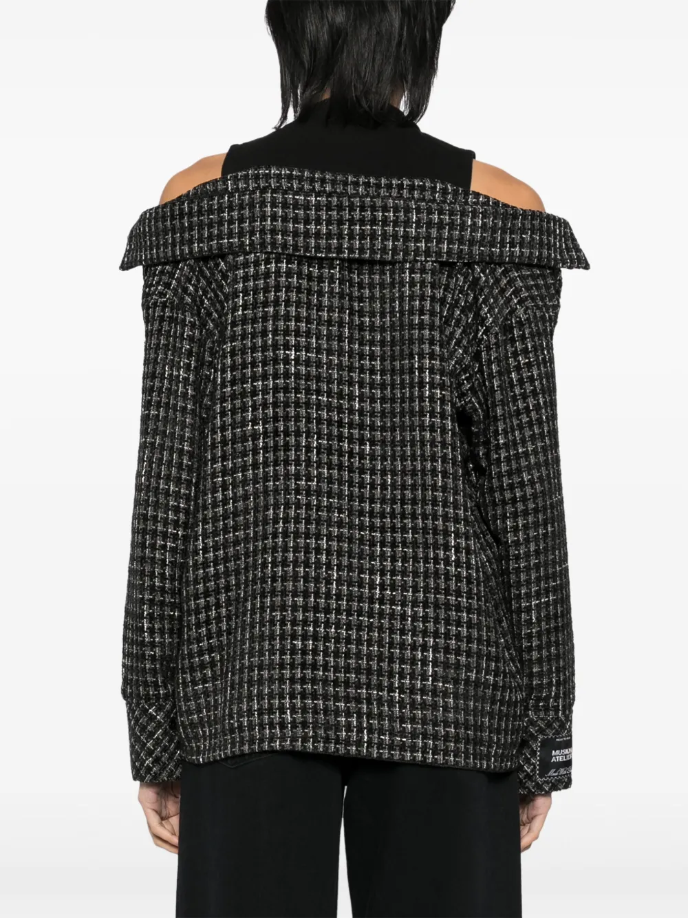 Musium Div. Gelaagde blouse Zwart