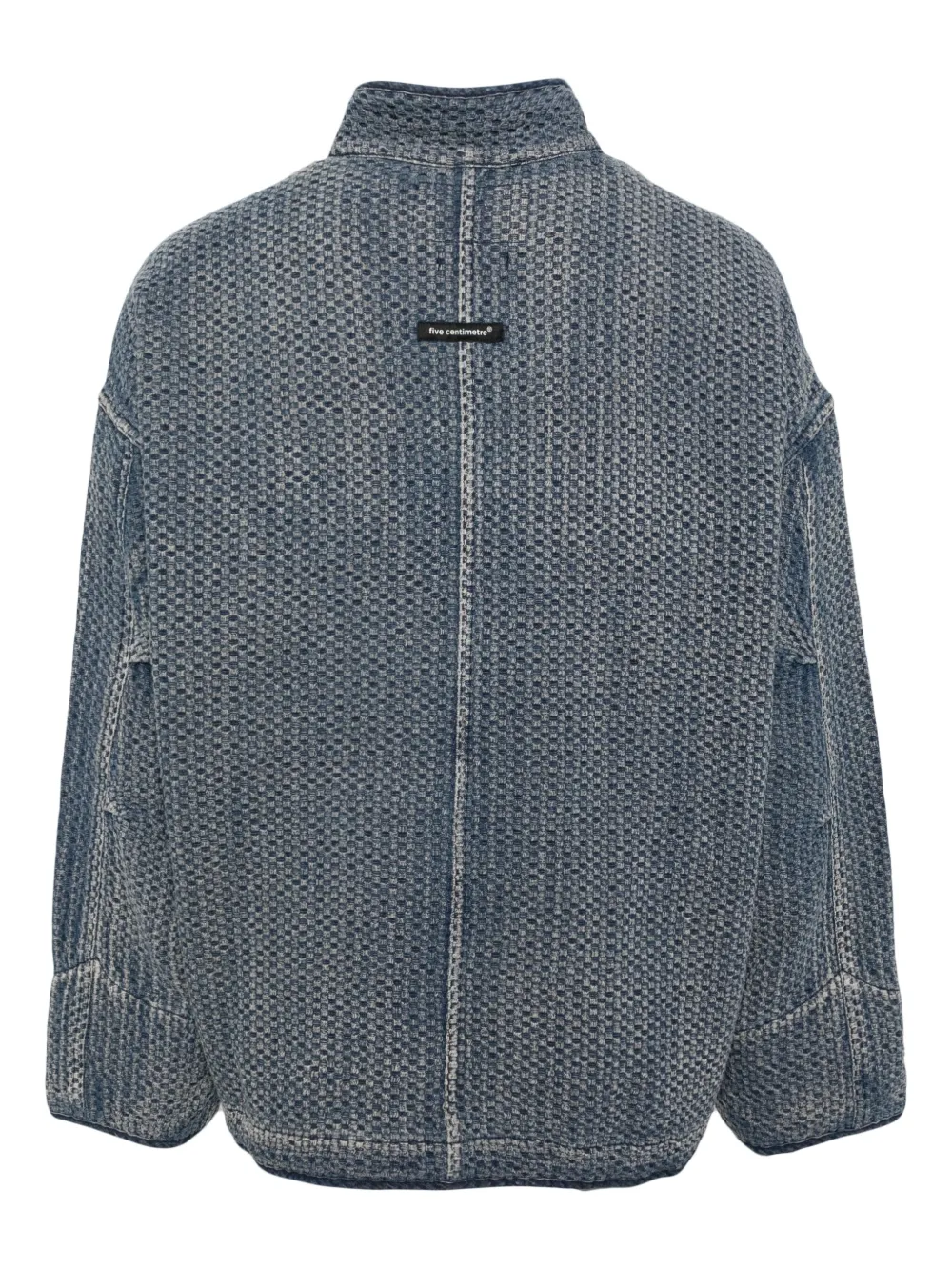 FIVE CM panelled denim jacket - Blauw