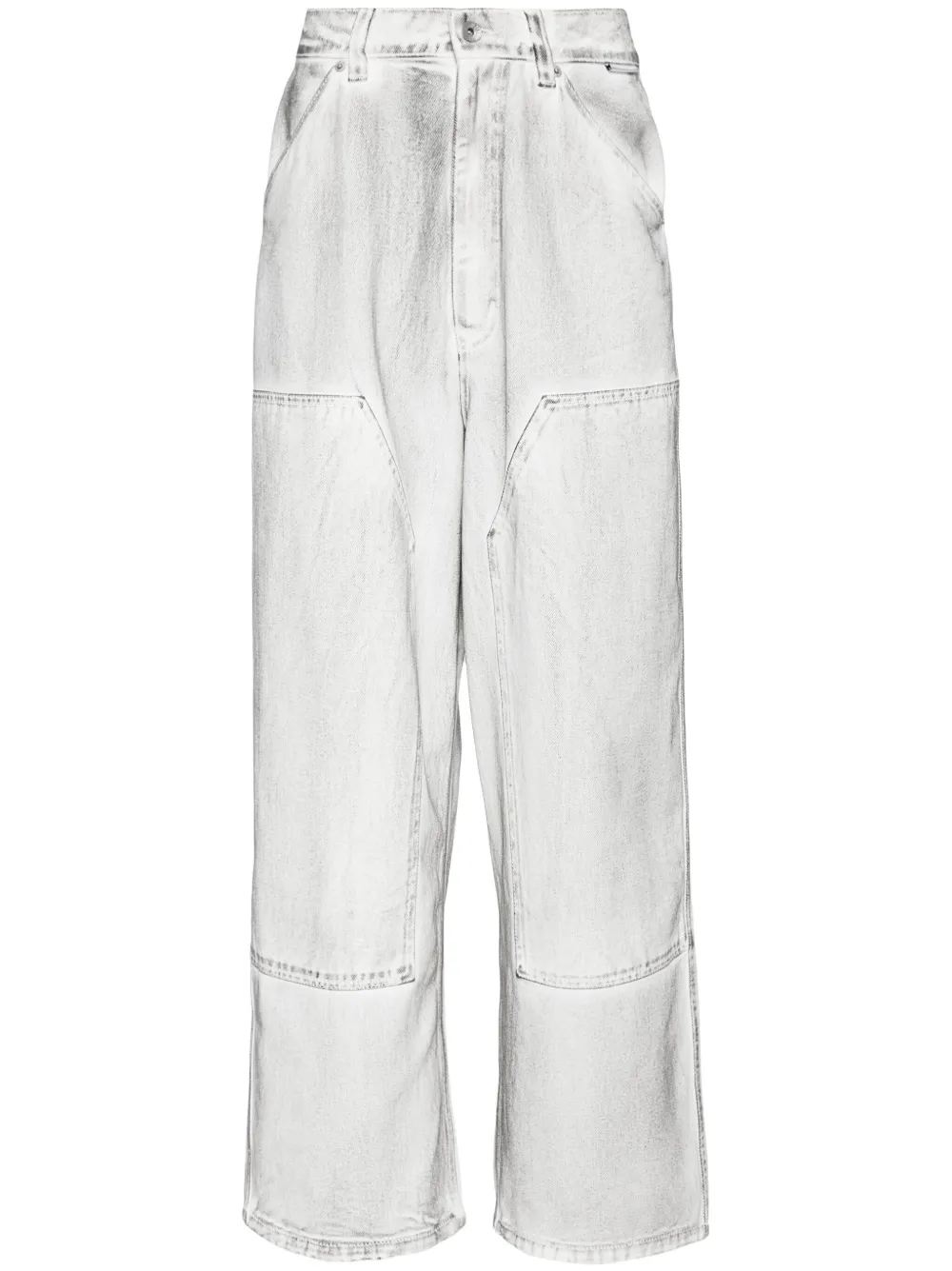FIVE CM Panelled jeans | White | Image 1