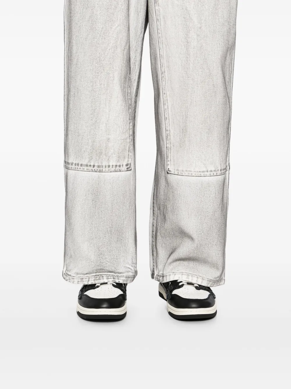 FIVE CM Jeans met vlakken Wit