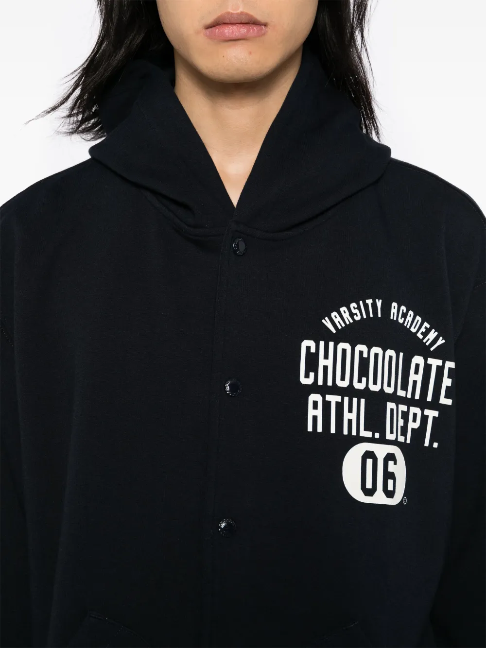CHOCOOLATE Jack van katoenblend Blauw