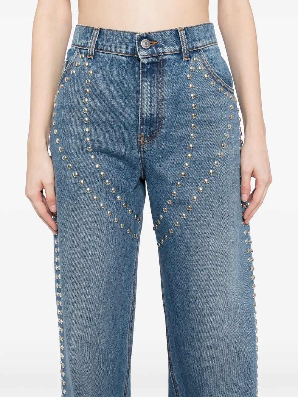 Cheap Stella McCartney studded jeans Women