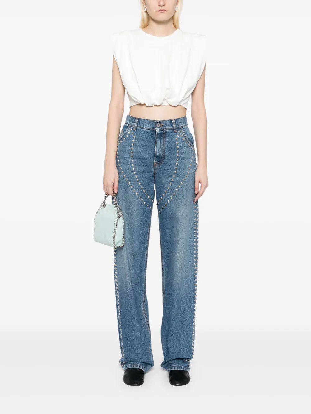 Cheap Stella McCartney studded jeans Women